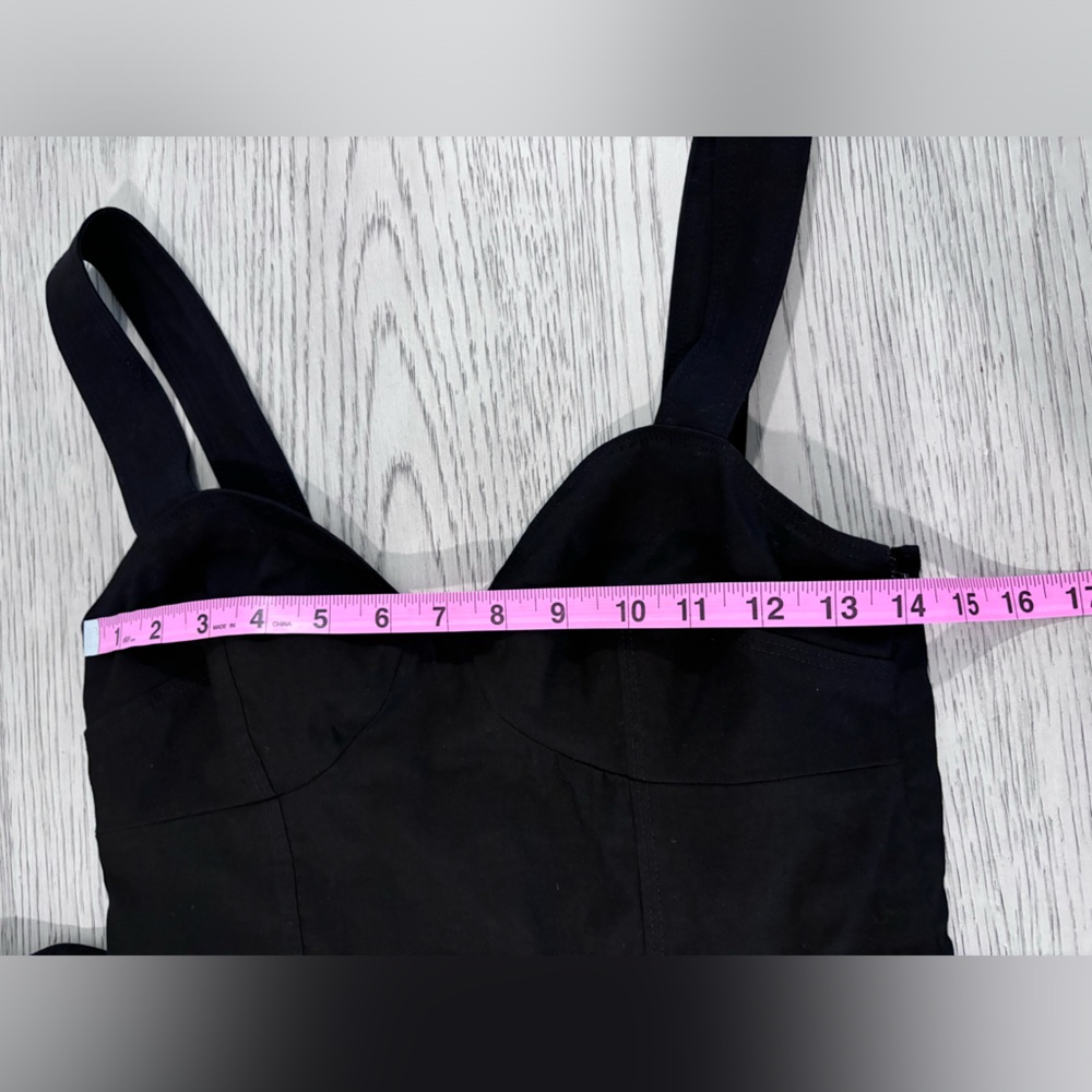 A.L.C. Fitted Black Belted Dress Size 4 - Picture 9 of 11